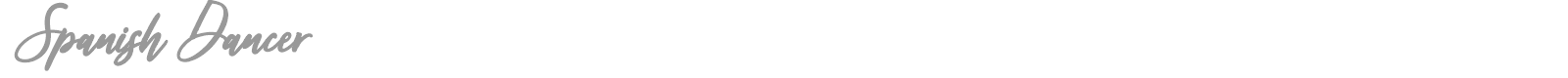 Spanish Dancer font preview